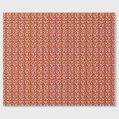 Retro 70's: patroonachtergrond cadeaupapier (Vlak)