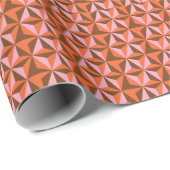 Retro 70's: patroonachtergrond cadeaupapier (Rol Hoek)