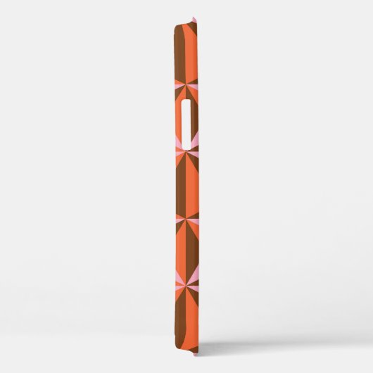 Retro 70's:  patroonachtergrond Case-Mate iPhone case (Achterkant / Rechts)