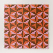 Retro 70's: patroonachtergrond legpuzzel (Horizontaal)