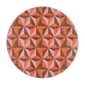 Retro 70's:  patroonachtergrond snijplank (Voorkant)