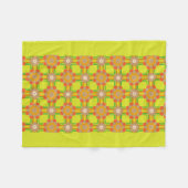 Retro / 70s Patroonchic Fleece Blanket (Voorkant (Horizontaal))