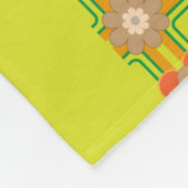 Retro / 70s Patroonchic Fleece Blanket Deken (Hoek)