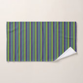 Retro 70s Pauw Palet Verticale Strepen Bad Handdoek (Handdoek)