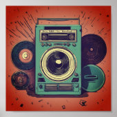 Retro 70's poster (Voorkant)