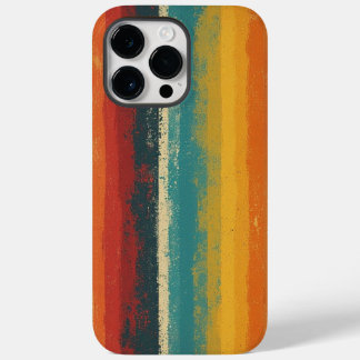 Retro 70s Rainbow Stripe  iPhone Case