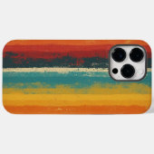 Retro 70s Rainbow Stripe  iPhone Case (Achterkant (horizontaal))