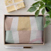 Retro 70s roze Peace Love Rock n Roll Decoupage Tissuepapier (Geschenk)