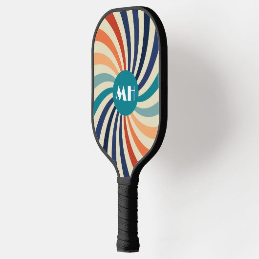 Retro 70s Starburst Monogram Pickleball Paddle (Links)