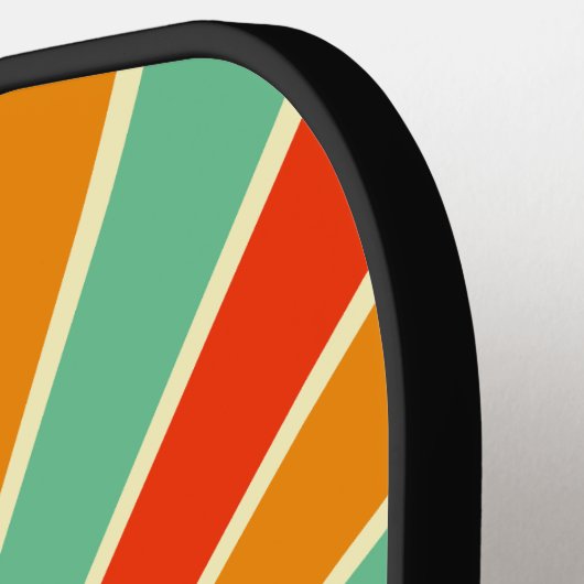 Retro 70s Starburst Monogram Sun Pickleball Paddle (Links Detail)