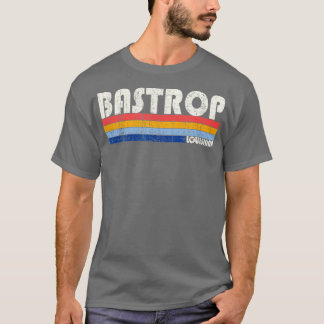 Retro 70s Stijl Bastrop Louisiana T-shirt