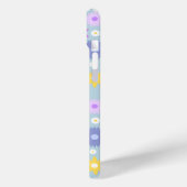 Retro 70s Stijl Bloem Patroon Pastel Kleuren Case-Mate iPhone Case (Achterkant / Links)