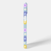 Retro 70s Stijl Bloem Patroon Pastel Kleuren Case-Mate iPhone Case (Achterkant / Rechts)