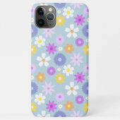 Retro 70s Stijl Bloem Patroon Pastel Kleuren Case-Mate iPhone Case (Achterkant)