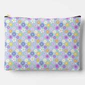 Retro 70s Stijl Bloem SML Patroon Pastel Kleuren Etui (Voorkant)