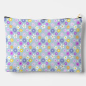 Retro 70s Stijl Bloem SML Patroon Pastel Kleuren Etui (Achterkant)