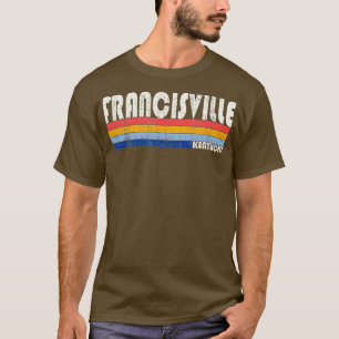 Retro  70s Stijl Francisville Kentucky T-shirt