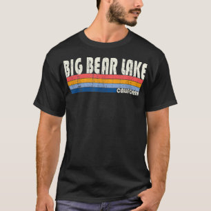 Retro  70s Stijl Groot Beer Lake, CA T-shirt