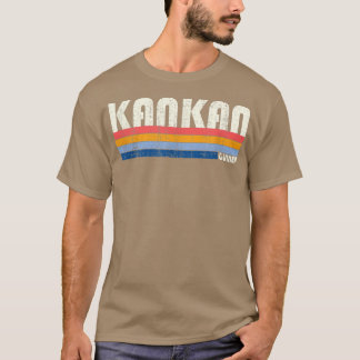 Retro 70s Stijl Kankan, Guinee T-shirt