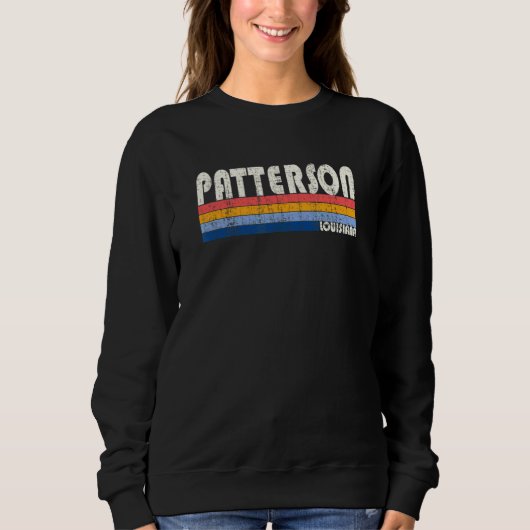 Retro 70s Stijl Patterson Louisiana Trui (Voorkant)