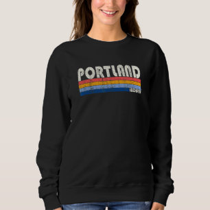 Retro  70s Stijl Portland Indiana Trui