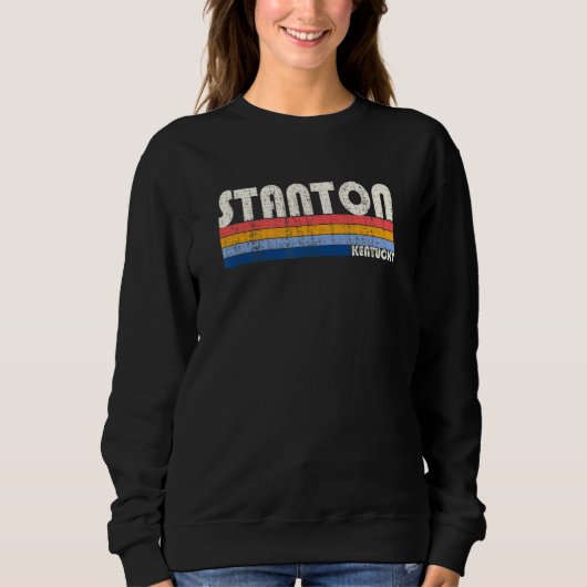 Retro  70s Stijl Stanton Kentucky Trui (Voorkant)