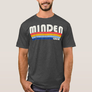Retro 70s Stijl van 80s Minden Louisiana T-shirt