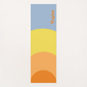 RETRO 70s stijl Yogamat (Voorkant)