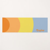 RETRO 70s stijl Yogamat (Voorkant (horizontaal))