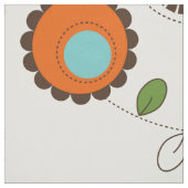 Retro 70s stijlpatroon stof (Swatch)