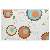 Retro 70s stijlpatroon stof (Fat Quarter)