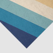 Retro 70s Strepen Groovy Tissuepapier (Detail)