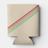 Retro 70's Stripe Blikjeskoeler (Achterkant)