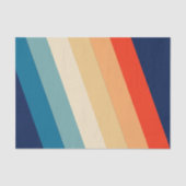 Retro 70s Stripes Groovy Tissuepapier (Voorkant)