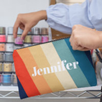 Retro 70s Stripes Persoonlijke naam