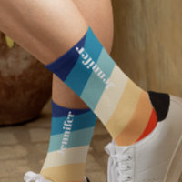 Retro 70s Stripes Persoonlijke naam