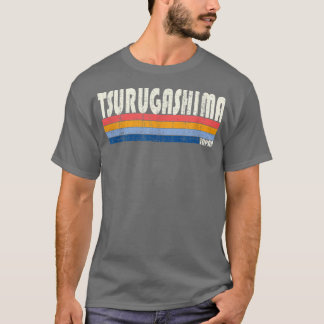 Retro 70s Style Tsurugashima, Japan T-shirt