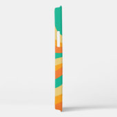 Retro 70s Sunburst Kleurrijke achtergrond Case-Mate iPhone Case (Achterkant / Rechts)