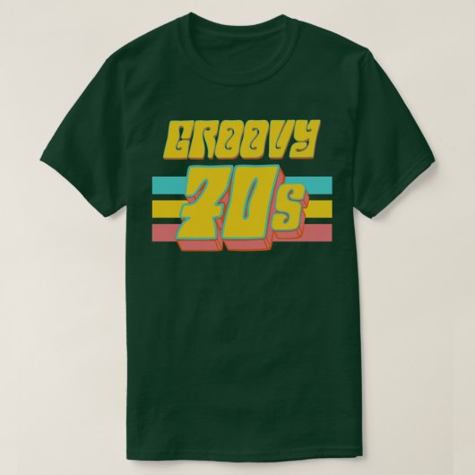 Retro 70s t-shirt (Design voorkant)