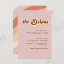 Retro 70s Terracotta Details Enclosure Kaart