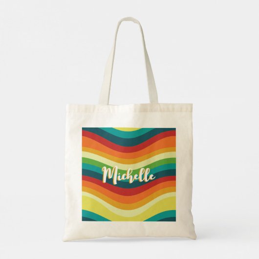 Retro 70s  tote bag (Achterkant)