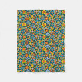 Retro / 70s ventilatorkracht fleece deken