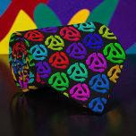 Retro 70s Vinyl Record 45 Custom Necktie Tie Stropdas<br><div class="desc">This eye-catching necktie features a vibrant, retro design inspired by 1970s vinyl records. The bold colors and unique pattern make it a standout accessory for any outfit. Perfect for music lovers, fashion enthusiasts, and anyone who appreciates a touch of vintage flair. This custom tie is a great way to express...</div>