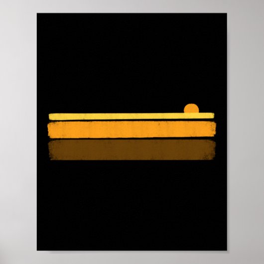 Retro 70s Zomer Es Poster (Voorkant)