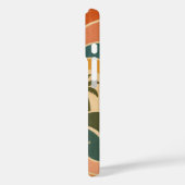 Retro 70s Zonsondergang Golven & Palmboom Esthetie Case-Mate iPhone Case (Achterkant / Links)