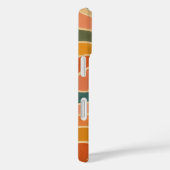 Retro 70s Zonsondergang Golven & Palmboom Esthetie Case-Mate iPhone Case (Achterkant / Rechts)