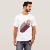 Retro 70s zoveel vrolijk kerstShirt T-shirt (Voorkant volledig)