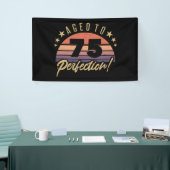 Retro 75th Birthday Humor Spandoek (Beurs)