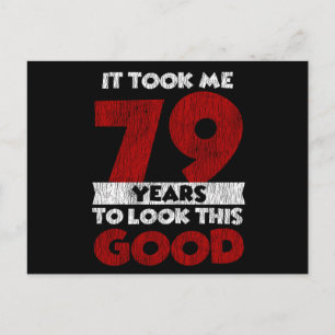 Retro 79 Jaar Oud Funny 79e Verjaardagscadeau Briefkaart