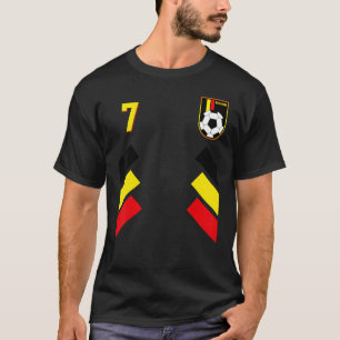 Retro 7 Belgisch Football België Voetbal België T-shirt